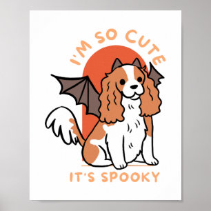 Póster Soy Tan Agradable Que Es Un Perro De Halloween Esp