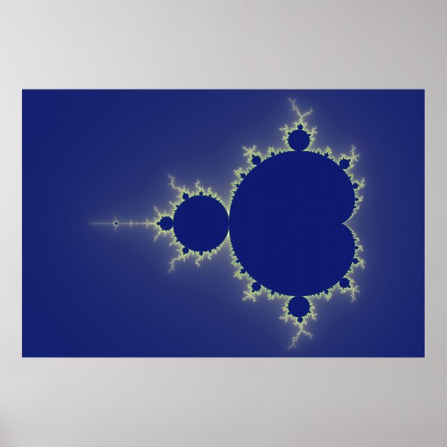 Póster Soy Tan Azul - Fractal (Frente)