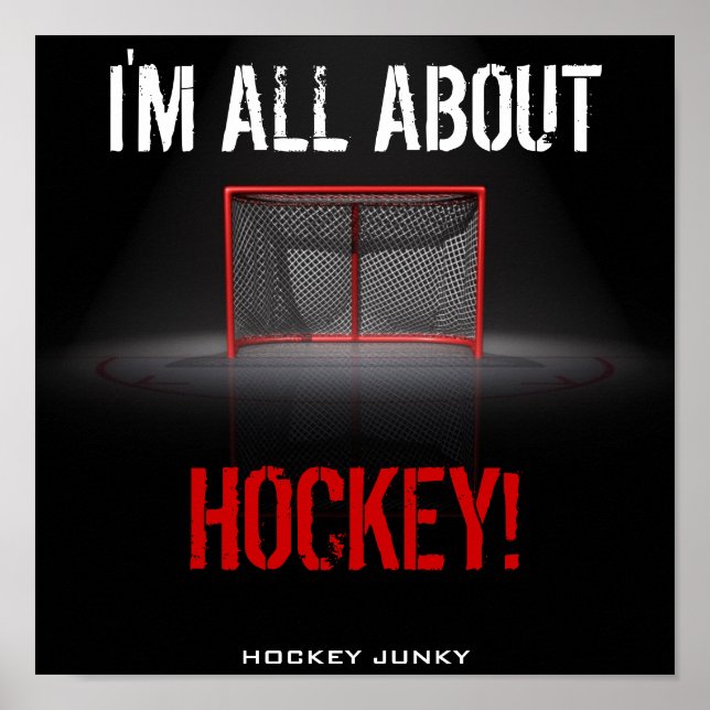 PÓSTER ¡SOY TODO SOBRE HOCKEY! (Frente)