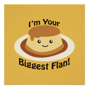 Póster Soy tu mayor flan