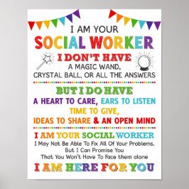 Póster Soy tu Poster de trabajador social escolar