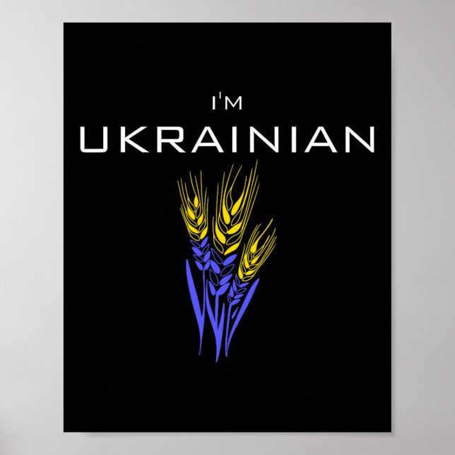 Póster Soy ucraniana  (Frente)