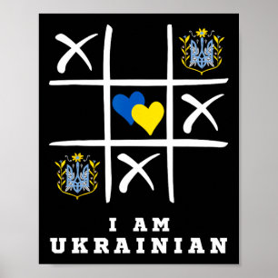 Póster Soy Ucraniano Protege Ucrania Apoya Ucrania