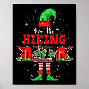 Póster Soy un amante del disfraz de camping de Navidad de