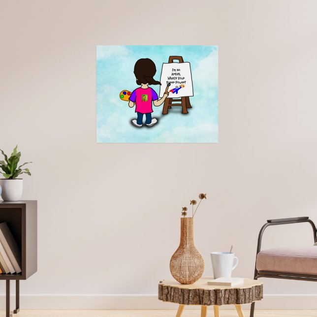 Póster SOY UN ARTISTA. ¿Cuál es tu SUPERPODER? (Salón 3)