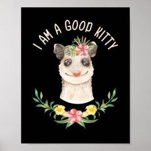 Póster Soy un buen regalo gracioso de Possum Lover