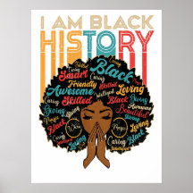Soy un cartel de la historia negra