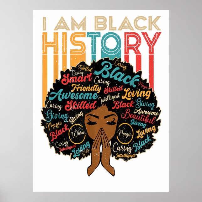 Póster Soy un cartel de la historia negra (Frente)