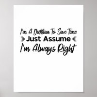 Soy un dietista para ahorrar tiempo, asuma.