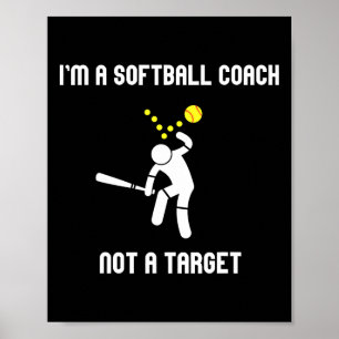 Póster Soy un entrenador de software, no un objetivo, div