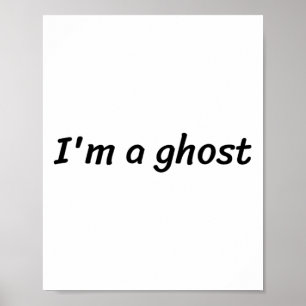 Póster Soy un Fiesta fantasma de la mentira blanca