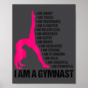 Póster Soy un gimnasta