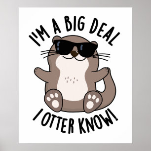 Póster Soy Un Gran Negocio Debo Saber Chiste Divertido De