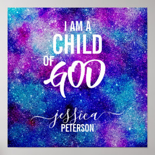 Póster "SOY UN HIJO DE DIOS"