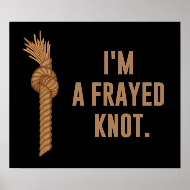 Póster Soy un Knot desgastado (Frente)