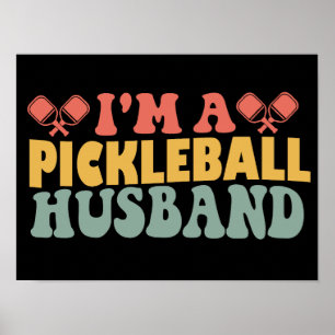 Póster Soy un Marido de Pickleball