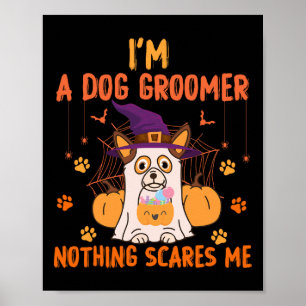 Póster Soy un perrito matador nada me asusta Halloween Gh