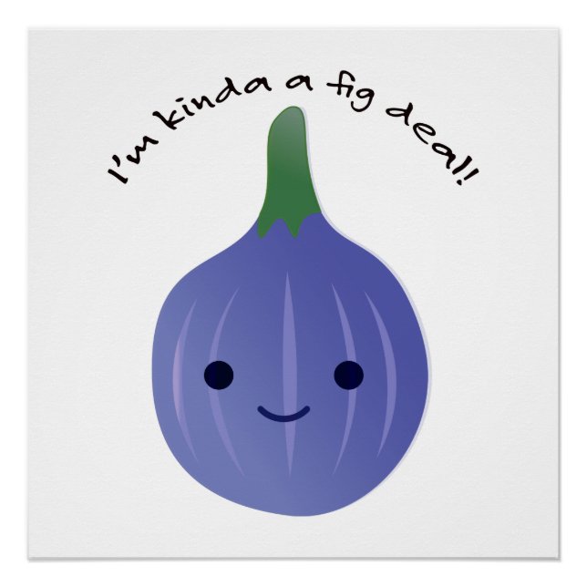 Póster Soy un poco un trato de higo (Anverso)