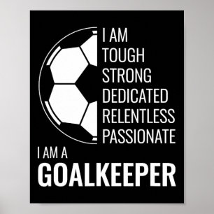 Póster Soy un portero - portero de fútbol soccer