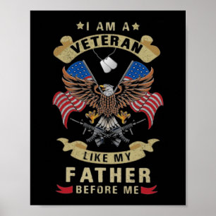 Póster Soy Un Veterano Como Mi Padre Antes Que Yo 1