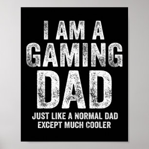 Póster Soy Un Video Jugador De Videos De Papá Noel De Jue