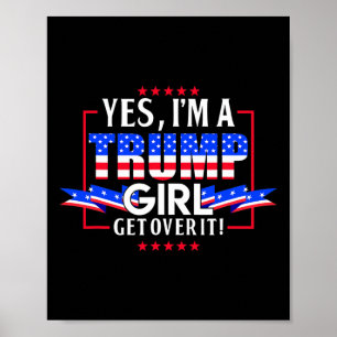 Póster Soy una chica de Trump Superadlo Pro Trump Trump T