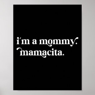Póster Soy Una Mami Mamacita Funny Inspired Island Citas