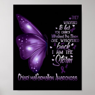 Póster Soy una mariposa de concienciación sobre malformac