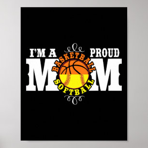 Póster Soy una orgullosa madre de Sketll Softll - Deporte