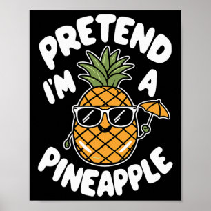 Póster Soy una piña