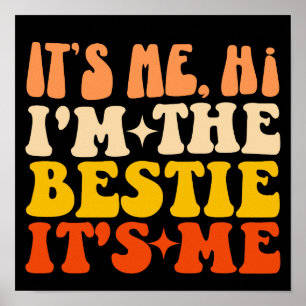 Póster Soy yo Hola, soy el Bestie, soy yo Groovy Friends