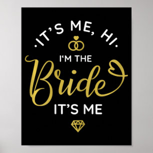 Póster Soy Yo Hola, Soy La Novia Es El Día De Mi Boda Muj