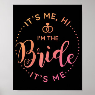 Póster Soy Yo Hola, Soy La Novia, Es La Novia Del Día De
