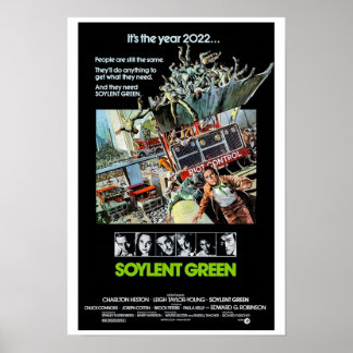 Póster Soylent Green 1973