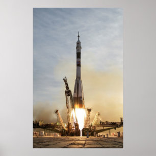 Póster Soyuz TMA-5 Poster de lanzamiento Spaceship
