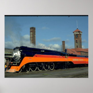 Póster SP 4-8-4 Locomotora "Daylight" #4449_Trains