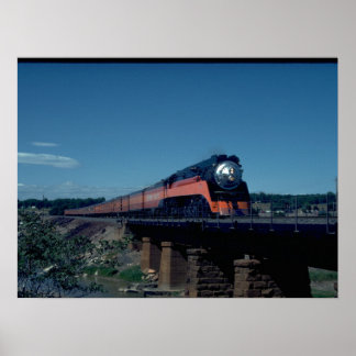 Póster SP "Luz de día", liderado por 4-8-4 #449_Trains