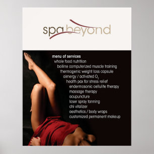 Póster Spa Beyond Window Poster