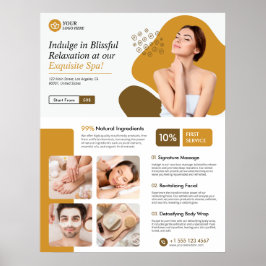 Póster Spa, centro de bienestar, Beauty Care