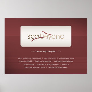 Póster Spa más allá del Poster