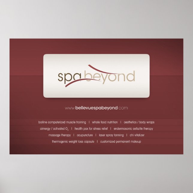 Póster Spa más allá del Poster (Frente)