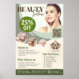 Póster Spa, Salón De Belleza - Poster De Negocios