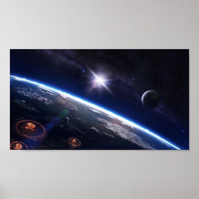 Póster “Space 1 " (Frente)