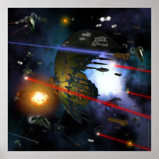 Póster Space Combat