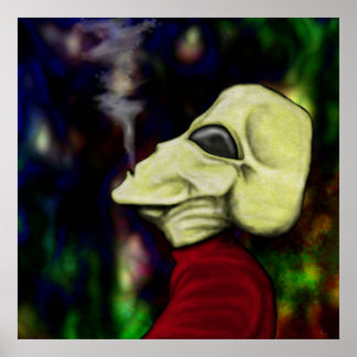 Póster "Space is Full of Smoke..."