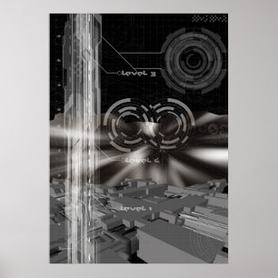 Póster space life