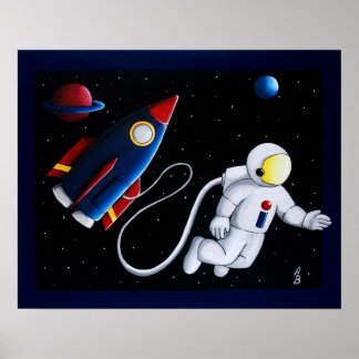 Póster Space Man