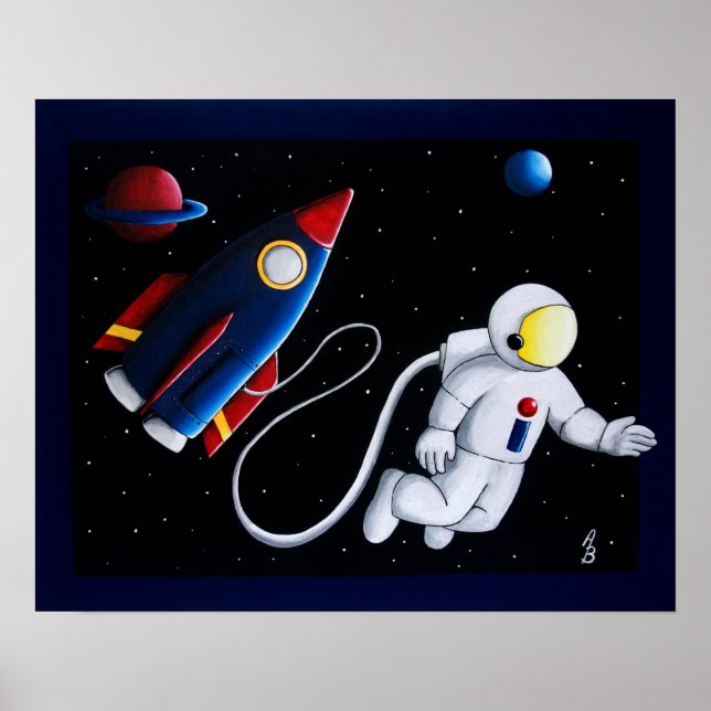Póster Space Man (Frente)