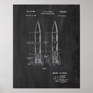 Póster Space Patent