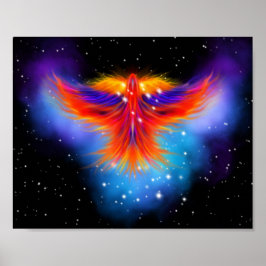 Póster Space Phoenix Nebula